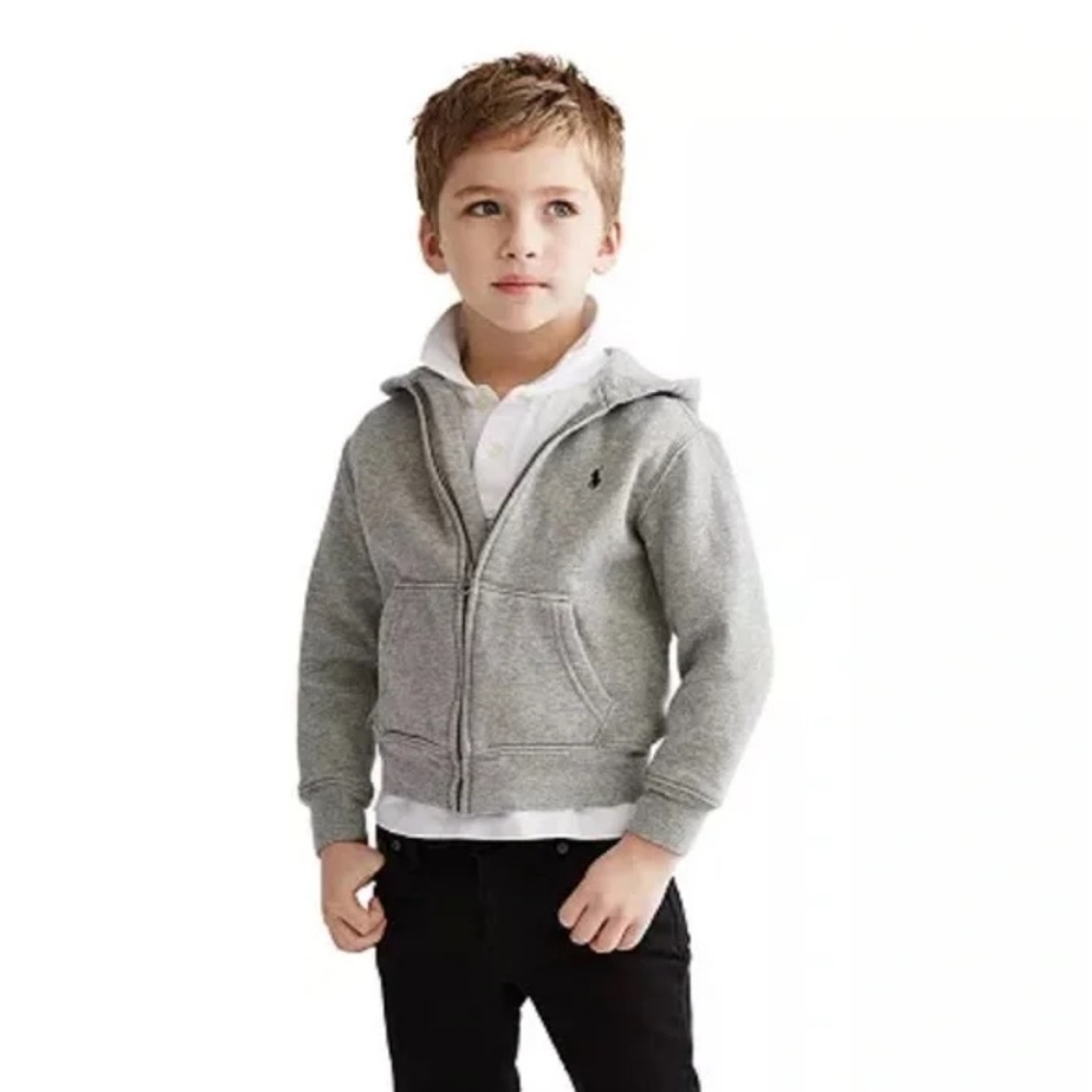 Ralph Lauren | Toddler Grey Zip Up Hoodie (18months)
